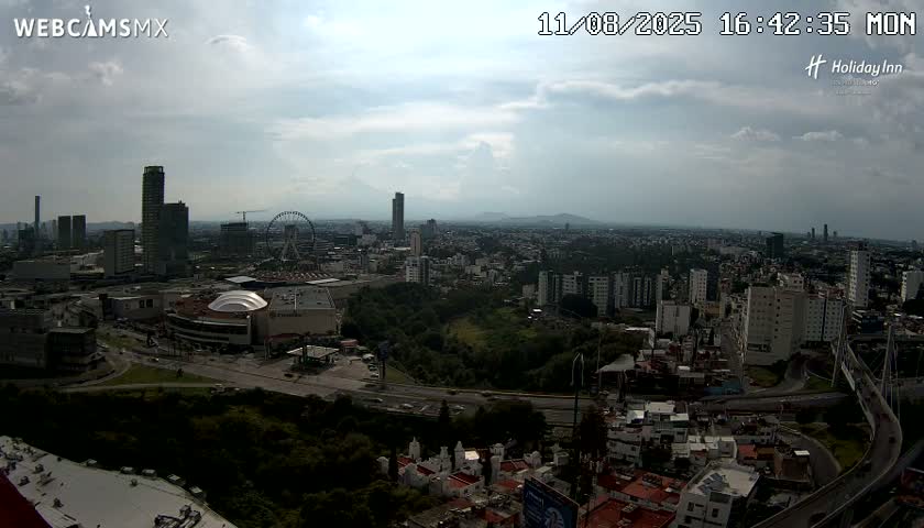 Puebla de Zaragoza City Skyline Live Cam - Puebla, Estado de Puebla, Mexico