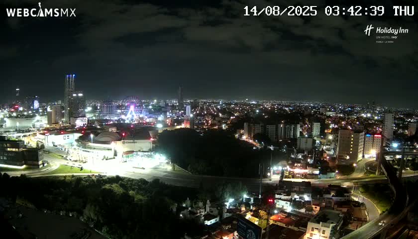 Puebla de Zaragoza City Skyline Live Cam - Puebla, Estado de Puebla, Mexico