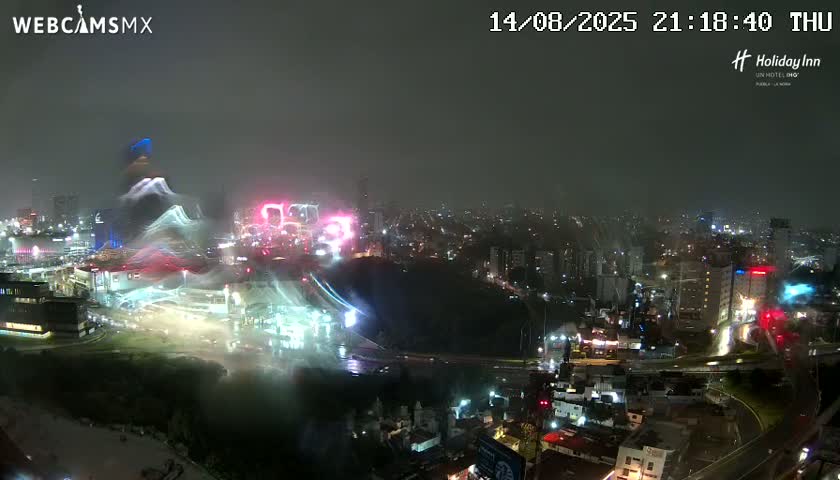 Puebla de Zaragoza City Skyline Live Cam - Puebla, Estado de Puebla, Mexico