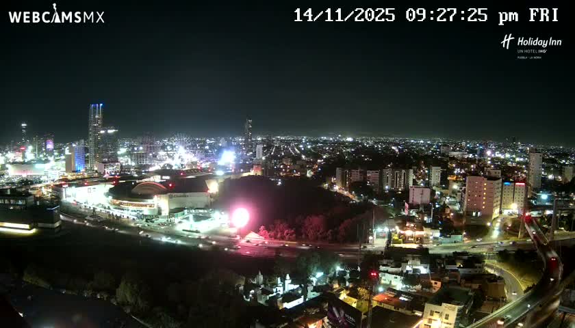 Puebla de Zaragoza City Skyline Live Cam - Puebla, Estado de Puebla, Mexico