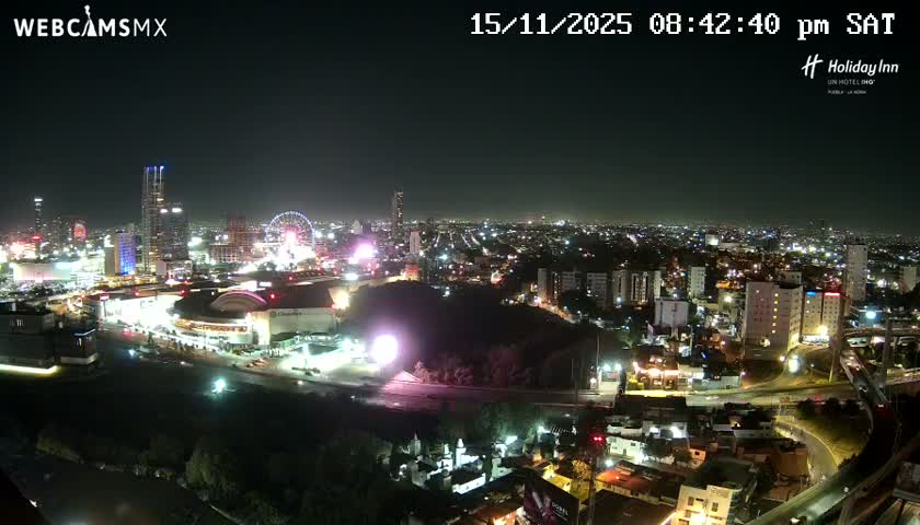 Puebla de Zaragoza City Skyline Live Cam - Puebla, Estado de Puebla, Mexico