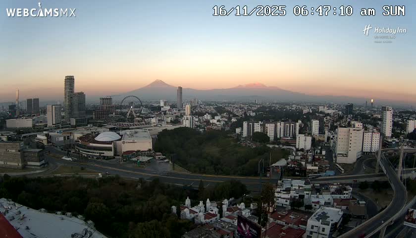 Puebla de Zaragoza City Skyline Live Cam - Puebla, Estado de Puebla, Mexico