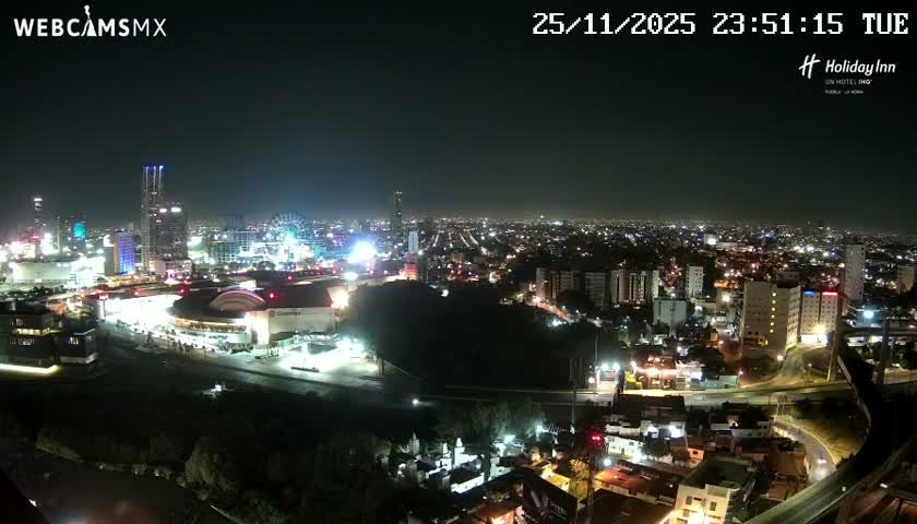 Puebla de Zaragoza City Skyline Live Cam - Puebla, Estado de Puebla, Mexico