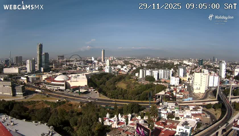 Puebla de Zaragoza City Skyline Live Cam - Puebla, Estado de Puebla, Mexico