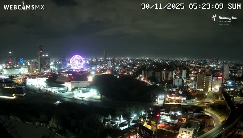 Puebla de Zaragoza City Skyline Live Cam - Puebla, Estado de Puebla, Mexico