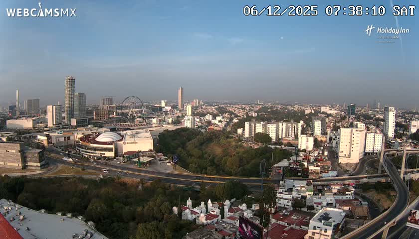Puebla de Zaragoza City Skyline Live Cam - Puebla, Estado de Puebla, Mexico