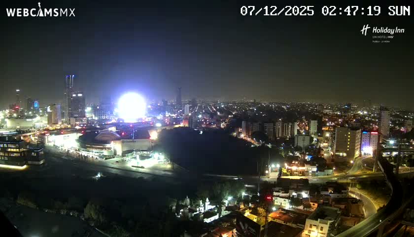 Puebla de Zaragoza City Skyline Live Cam - Puebla, Estado de Puebla, Mexico