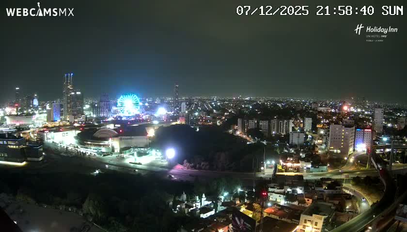 Puebla de Zaragoza City Skyline Live Cam - Puebla, Estado de Puebla, Mexico