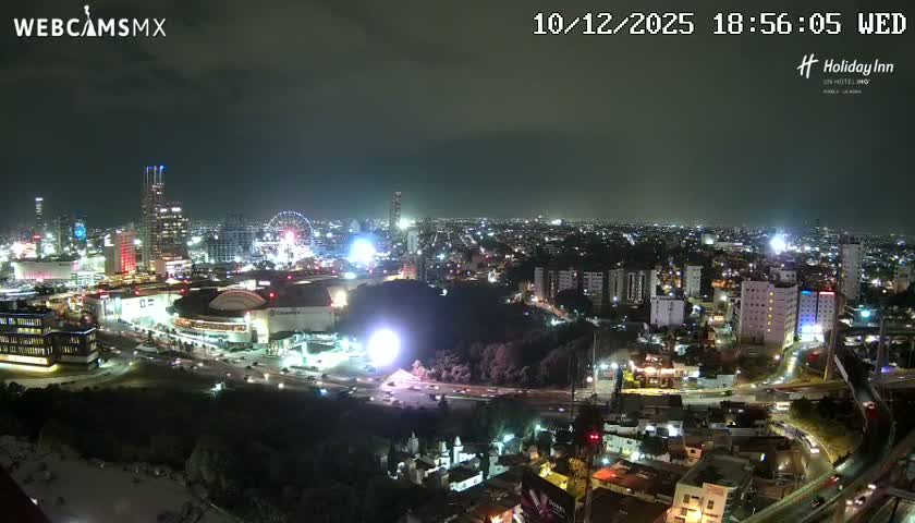 Puebla de Zaragoza City Skyline Live Cam - Puebla, Estado de Puebla, Mexico
