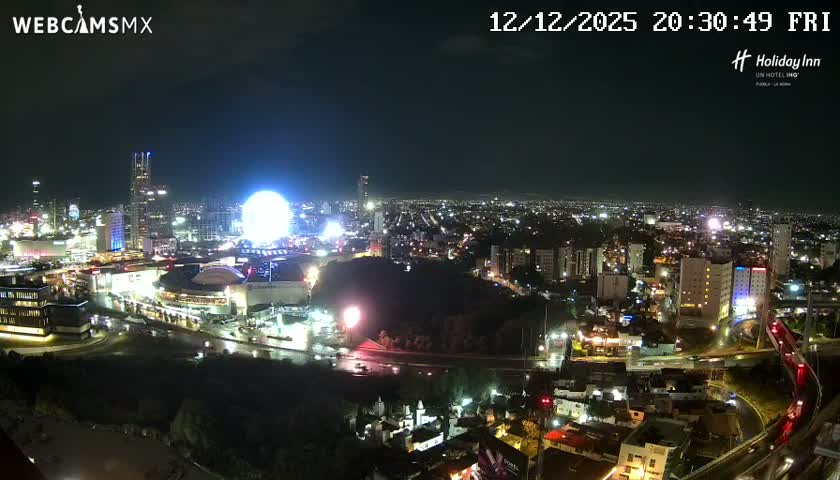 Puebla de Zaragoza City Skyline Live Cam - Puebla, Estado de Puebla, Mexico