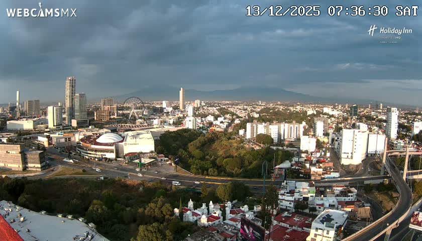 Puebla de Zaragoza City Skyline Live Cam - Puebla, Estado de Puebla, Mexico
