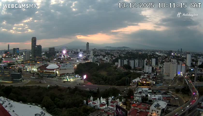 Puebla de Zaragoza City Skyline Live Cam - Puebla, Estado de Puebla, Mexico