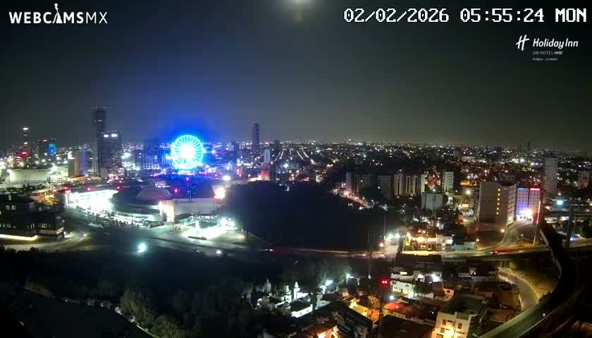 Puebla de Zaragoza City Skyline Live Cam - Puebla, Estado de Puebla, Mexico