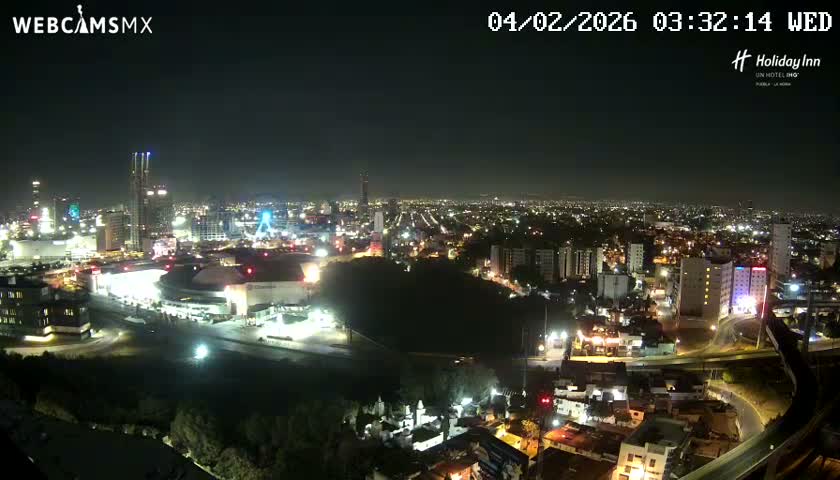 Puebla de Zaragoza City Skyline Live Cam - Puebla, Estado de Puebla, Mexico