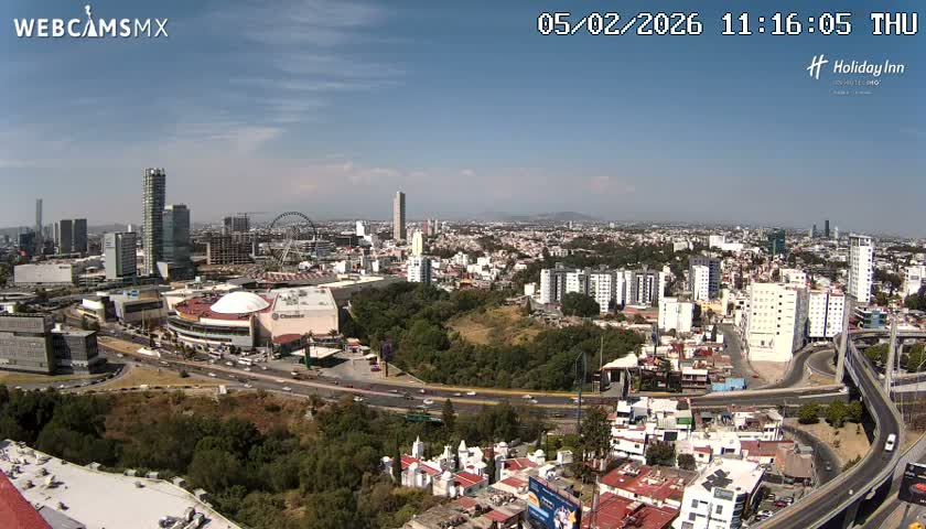 Puebla de Zaragoza City Skyline Live Cam - Puebla, Estado de Puebla, Mexico
