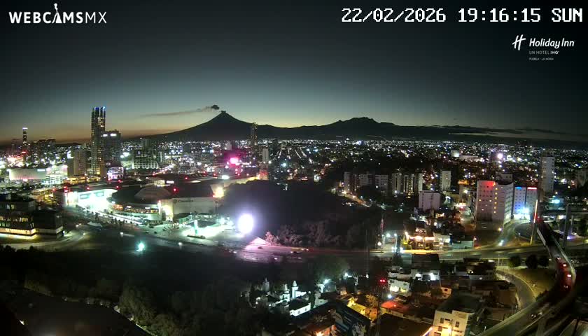 Puebla de Zaragoza City Skyline Live Cam - Puebla, Estado de Puebla, Mexico