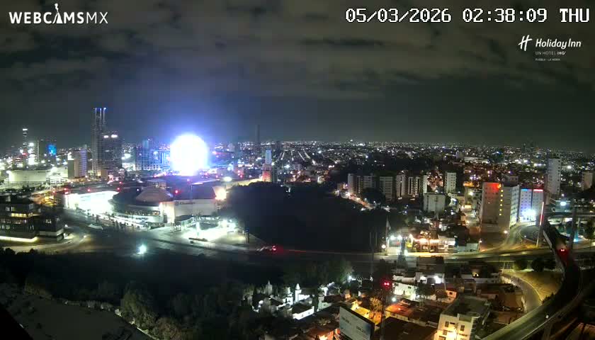 Puebla de Zaragoza City Skyline Live Cam - Puebla, Estado de Puebla, Mexico