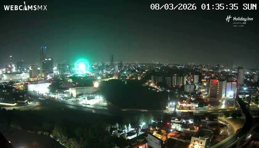 Puebla de Zaragoza City Skyline Live Cam - Puebla, Estado de Puebla, Mexico