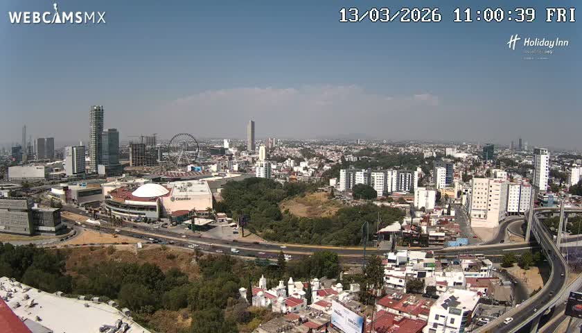 Puebla de Zaragoza City Skyline Live Cam - Puebla, Estado de Puebla, Mexico
