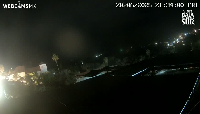 Todos Santos Skyline Live Cam - La Paz, Baja California Sur,  Mexico