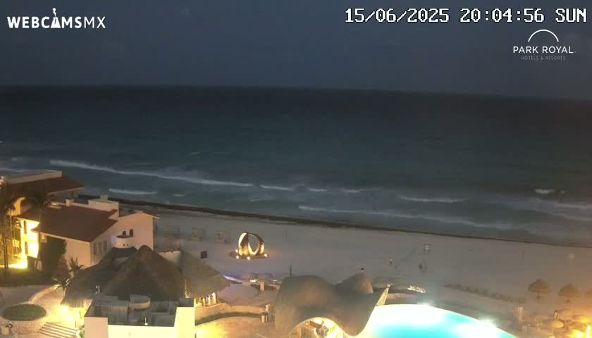 Cancún (Cancun) Playa Marlin Beach Live Cam - Benito Juarez, Quintana Roo, Mexico