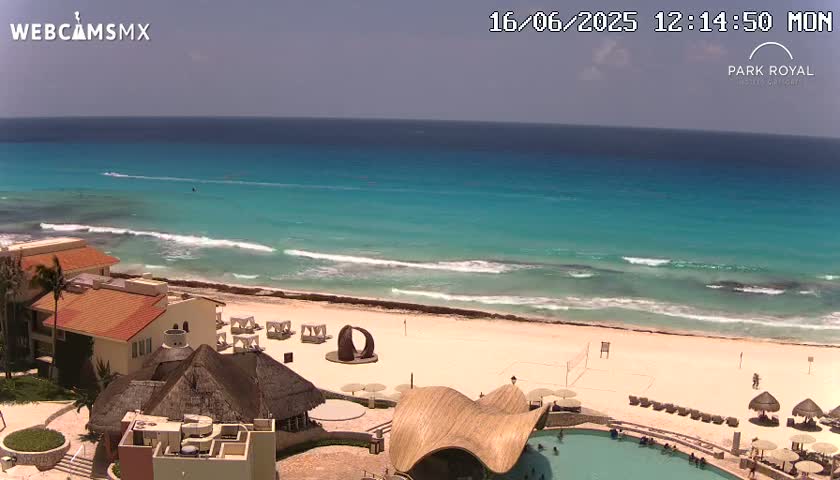 Cancún (Cancun) Playa Marlin Beach Live Cam - Benito Juarez, Quintana Roo, Mexico