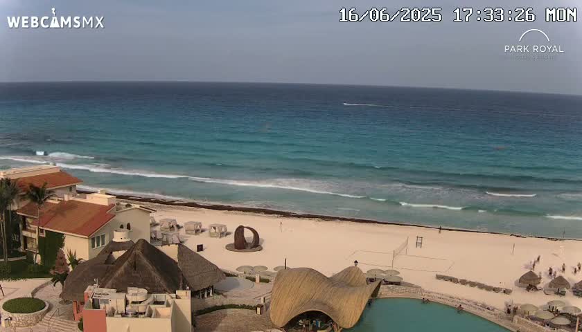 Cancún (Cancun) Playa Marlin Beach Live Cam - Benito Juarez, Quintana Roo, Mexico