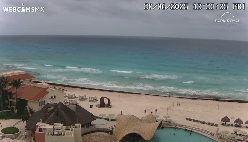 Cancún (Cancun) Playa Marlin Beach Live Cam - Benito Juarez, Quintana Roo, Mexico