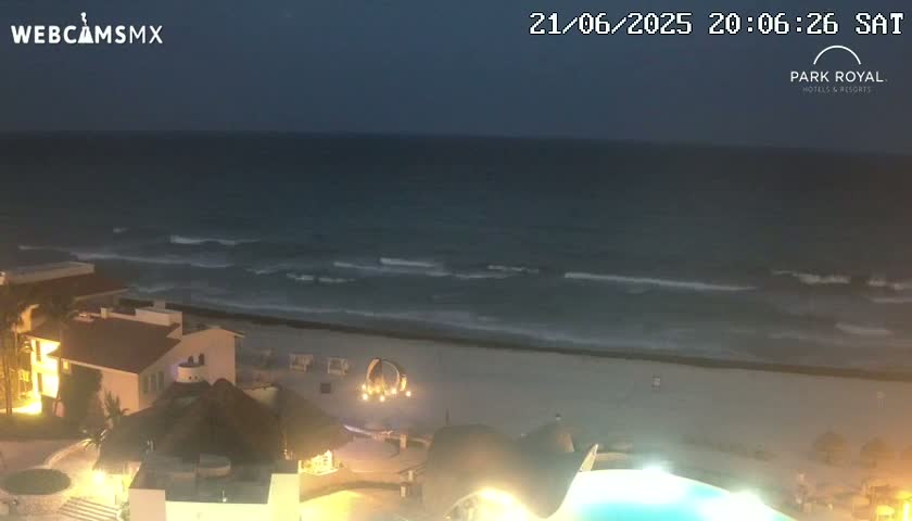 Cancún (Cancun) Playa Marlin Beach Live Cam - Benito Juarez, Quintana Roo, Mexico