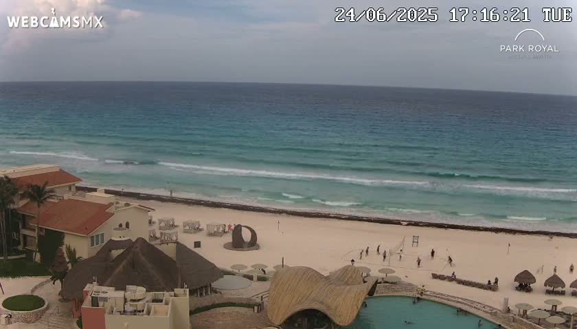 Cancún (Cancun) Playa Marlin Beach Live Cam - Benito Juarez, Quintana Roo, Mexico