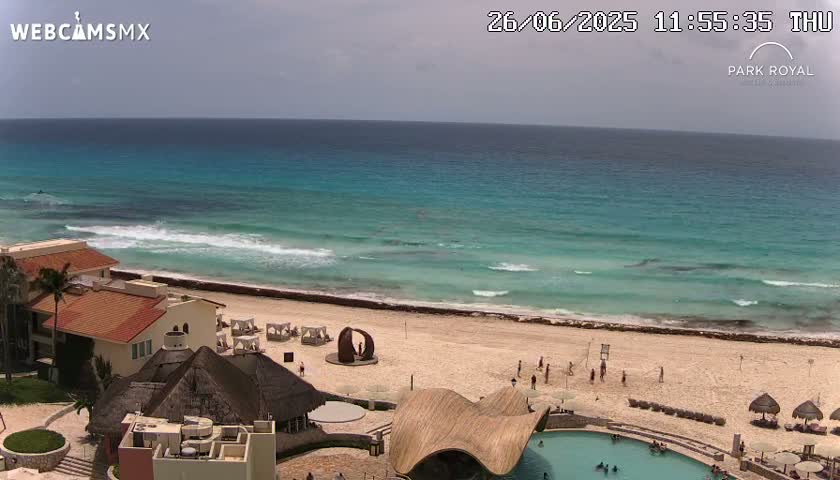 Cancún (Cancun) Playa Marlin Beach Live Cam - Benito Juarez, Quintana Roo, Mexico