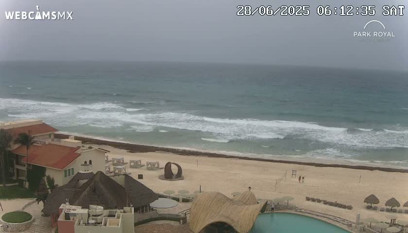 Cancún (Cancun) Playa Marlin Beach Live Cam - Benito Juarez, Quintana Roo, Mexico