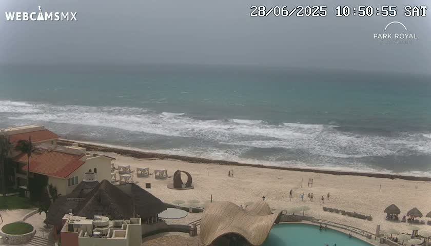 Cancún (Cancun) Playa Marlin Beach Live Cam - Benito Juarez, Quintana Roo, Mexico