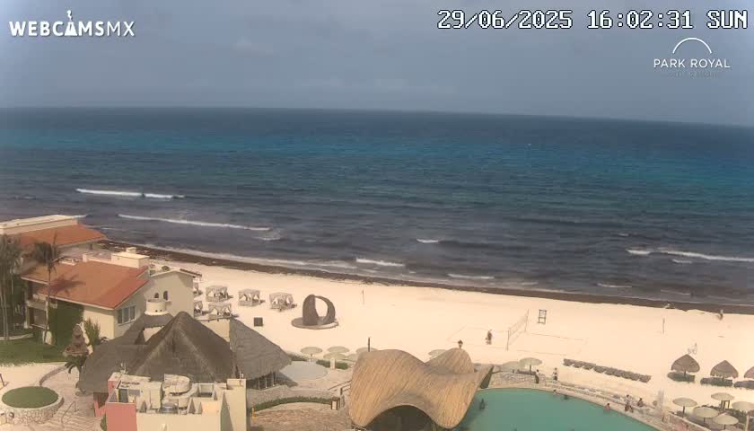 Cancún (Cancun) Playa Marlin Beach Live Cam - Benito Juarez, Quintana Roo, Mexico