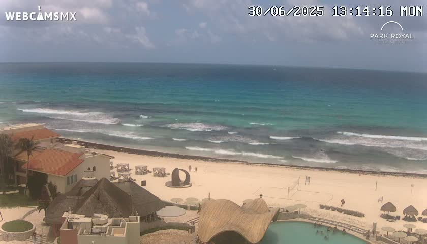 Cancún (Cancun) Playa Marlin Beach Live Cam - Benito Juarez, Quintana Roo, Mexico