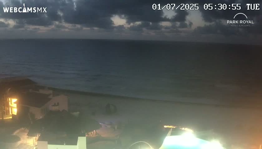 Cancún (Cancun) Playa Marlin Beach Live Cam - Benito Juarez, Quintana Roo, Mexico