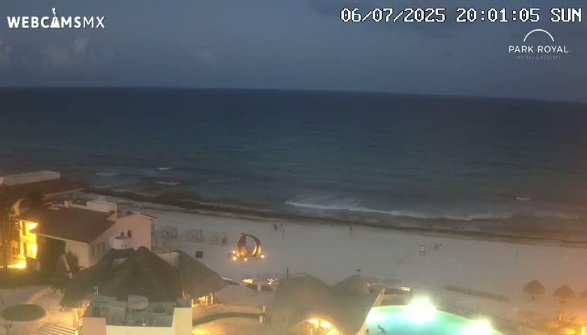 Cancún (Cancun) Playa Marlin Beach Live Cam - Benito Juarez, Quintana Roo, Mexico