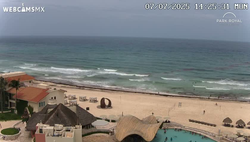 Cancún (Cancun) Playa Marlin Beach Live Cam - Benito Juarez, Quintana Roo, Mexico