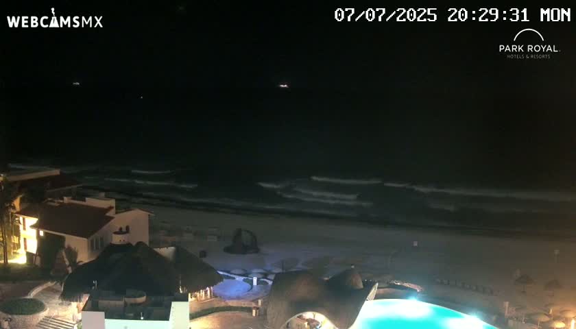 Cancún (Cancun) Playa Marlin Beach Live Cam - Benito Juarez, Quintana Roo, Mexico