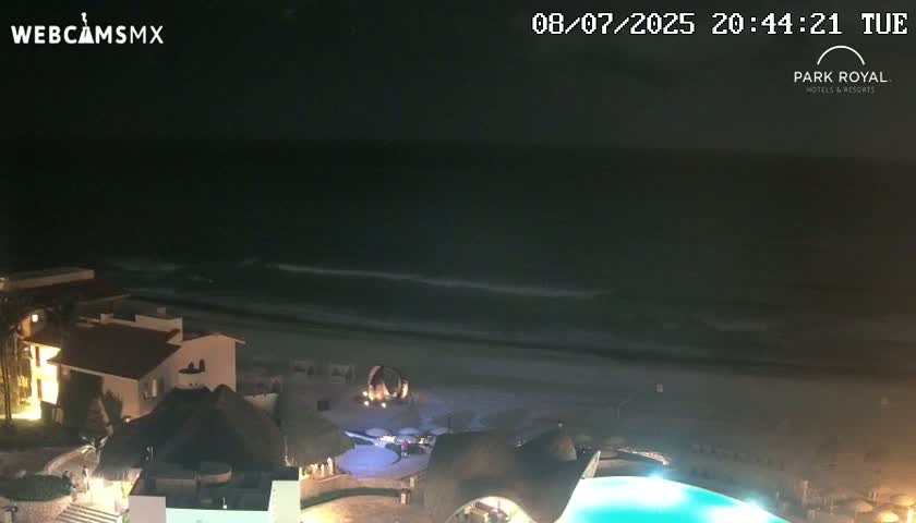 Cancún (Cancun) Playa Marlin Beach Live Cam - Benito Juarez, Quintana Roo, Mexico