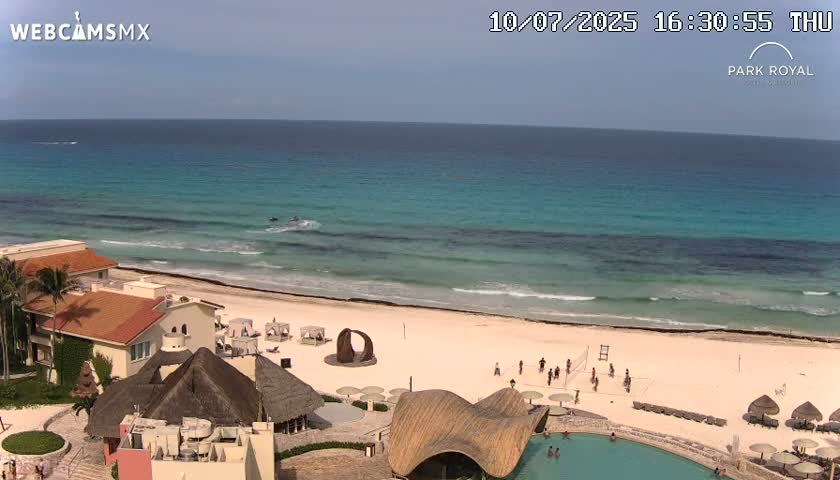 Cancún (Cancun) Playa Marlin Beach Live Cam - Benito Juarez, Quintana Roo, Mexico