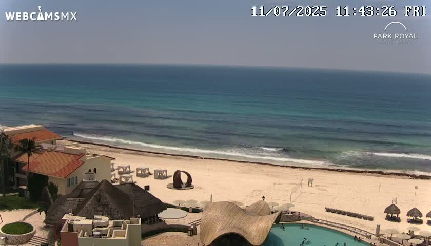 Cancún (Cancun) Playa Marlin Beach Live Cam - Benito Juarez, Quintana Roo, Mexico