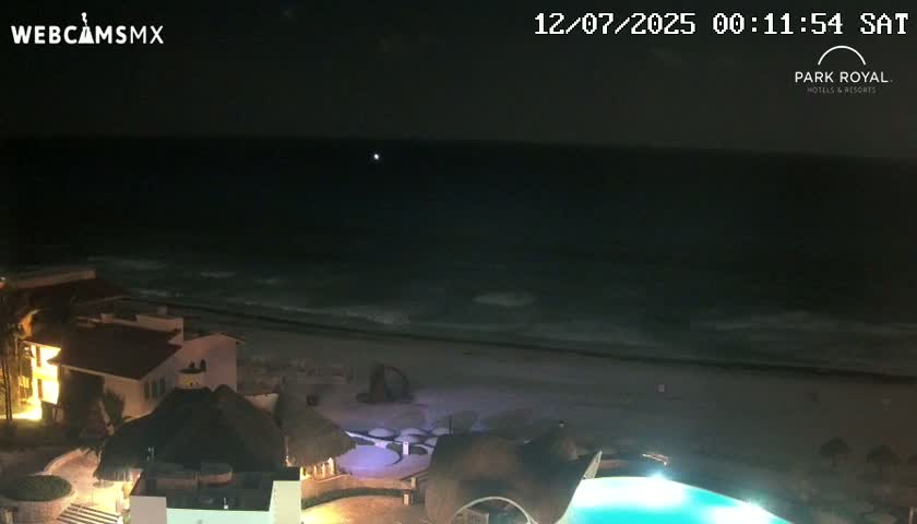 Cancún (Cancun) Playa Marlin Beach Live Cam - Benito Juarez, Quintana Roo, Mexico