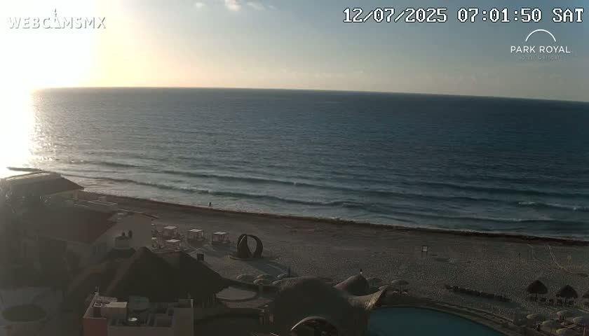 Cancún (Cancun) Playa Marlin Beach Live Cam - Benito Juarez, Quintana Roo, Mexico
