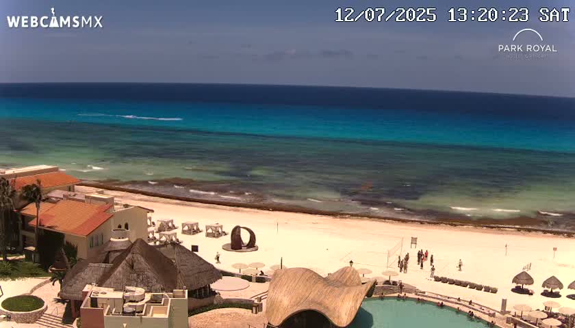Cancún (Cancun) Playa Marlin Beach Live Cam - Benito Juarez, Quintana Roo, Mexico