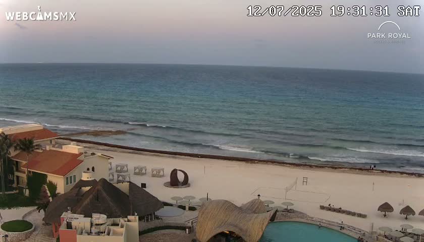 Cancún (Cancun) Playa Marlin Beach Live Cam - Benito Juarez, Quintana Roo, Mexico