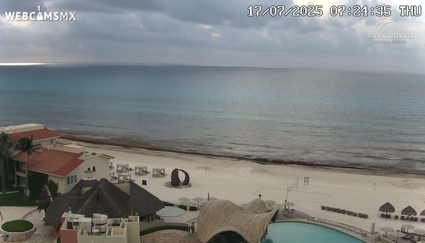 Cancún (Cancun) Playa Marlin Beach Live Cam - Benito Juarez, Quintana Roo, Mexico