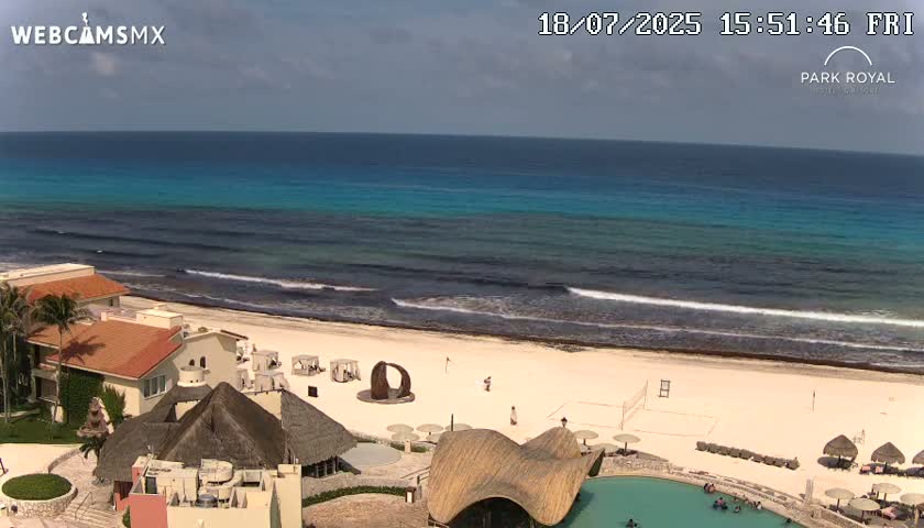 Cancún (Cancun) Playa Marlin Beach Live Cam - Benito Juarez, Quintana Roo, Mexico