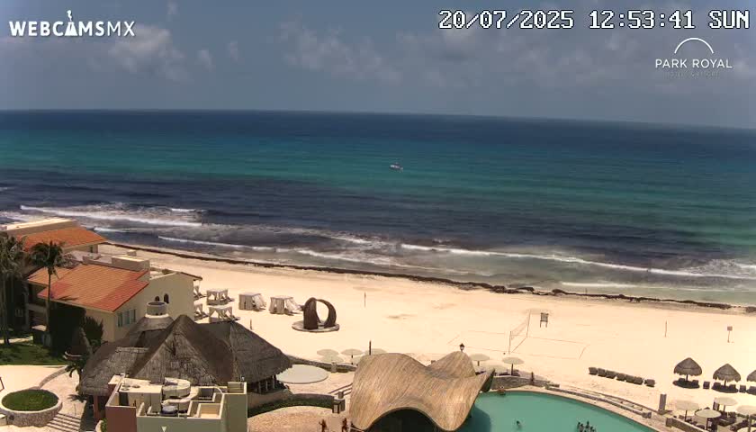 Cancún (Cancun) Playa Marlin Beach Live Cam - Benito Juarez, Quintana Roo, Mexico