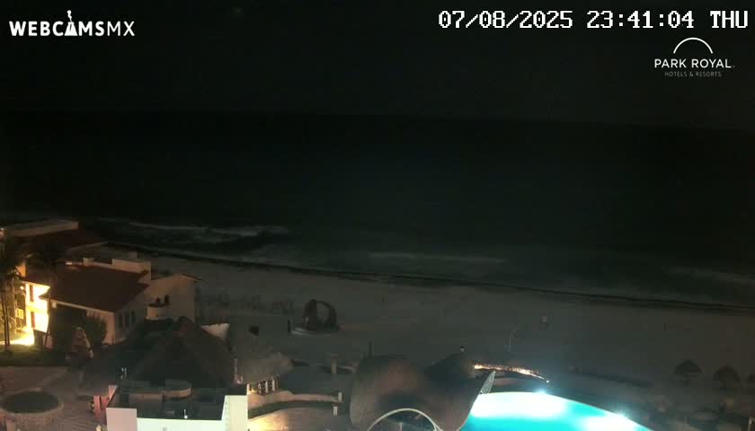 Cancún (Cancun) Playa Marlin Beach Live Cam - Benito Juarez, Quintana Roo, Mexico